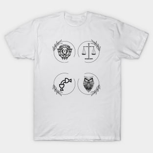 4 Virtues of Stoicism T-Shirt